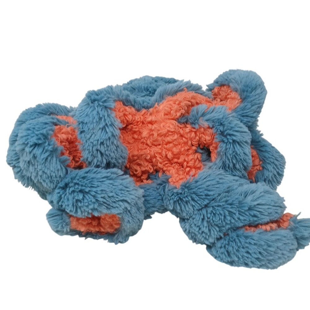 Manhattan Toy Co Plush Octopus Stuffed Animal 8" Blue & Orange Soft Cuddly #D51 - Picture 10 of 12